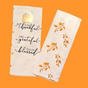Harvest Thankful Kitchen Towel Set of 2
